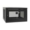 Eaton Tripp Lite Series 6U Wall Mount Rack Enclosure Cabinet Knock Down w / Doors & Sides - Schrank Netzwerkschrank - geeignet für Wandmontage - Schwarz - 6U - 48.3 cm (19")