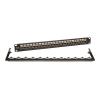 Eaton Tripp Lite Series 24-Port Shielded Cat6 Patch Panel Feed Through Rackmount RJ45 1URM TAA - Patch Panel - CAT 6e - STP - RJ-45 X 24 - Schwarz - 1U - 48.3 cm (19")