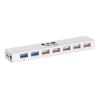 Eaton Tripp Lite series 7-Port USB 3.0 / USB 2.0 Combo Hub - USB Charging, 2 USB 3.0 & 5 USB 2.0 Ports - Hub - 2 x SuperSpeed USB 3.0 + 5 x USB 2.0 - Desktop