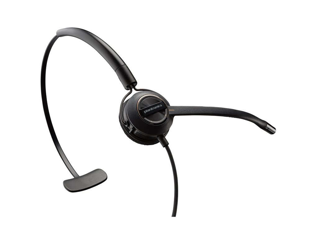 Poly EncorePro 540 - EncorePro 500 series - Headset - On-Ear - konvertierbar - kabelgebunden - Quick Disconnect - Schwarz - Zertifiziert für Skype für Unternehmen, UC-zertifiziert - Replaces Poly SKU 88828-02