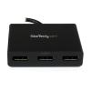 StarTech.com 3-Port Multi-Monitor DisplayPort 1.2 MST Hub, DP Splitter - Video-Verteiler - Desktop - AC 100 / 230 V - für P / N: SV231DPU34K, SVA5N3NEUA