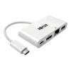 Eaton Tripp Lite Series USB C to HDMI Multiport Video Adapter Converter w / USB-A Hub, USB-C PD Charging, Gigabit Ethernet Port, Thunderbolt 3 Compatible USB Type C to HDMI, USB Type-C - Dockingstation - USB - HDMI - 1GbE