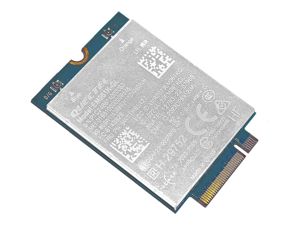 Quectel EM061K-GL - Drahtloses Mobilfunkmodem - 4G LTE Advanced - M.2 Card - für ThinkPad L13 2-in-1 Gen 6 21R8, T16 Gen 4 21QN