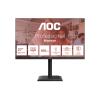 AOC U27E4CV - E4 Series - LED-Monitor - 68.6 cm (27") - 3840 x 2160 4K UHD (2160p) @ 60 Hz - IPS - 400 cd / m² - 1200:1 - 4 ms - 2xHDMI, DisplayPort, USB-C - Lautsprecher - Schwarz