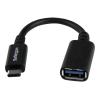 StarTech.com USB 3.1 USB-C auf USB-A Adapter - USB-Adapter - 24 pin USB-C (M) zu USB Typ A (W) - USB 3.0 - 15.2 cm - Schwarz - für P / N: DK31C3HDPD, DK31C3HDPDUE, DKM30CHDPD, DKM30CHDPDUE, PEXUSB312A1C1H, PEXUSB312A2C2V