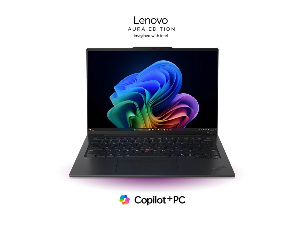 Lenovo ThinkPad X1 Carbon Gen 13 21NX - Aura Edition - 180°-Scharnierdesign - Intel Core Ultra 5 225U - Evo - Win 11 Pro - Intel Graphics - 16 GB RAM - 512 GB SSD TCG Opal Encryption 2, NVMe - 35.6 cm (14") IPS 1920 x 1200 - Wi-Fi 6E, Bluetooth - 4G/
