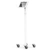 Compulocks iPad Pro M4 11" (2024), Apex Enclosure Rolling Cart - Rise Freedom - Befestigungskit (Gehäuse, Wagenständer) - für Tablett - verriegelbar - medizinisch - hochwertiges Aluminium - weiß - Bildschirmgröße: 27.94 cm (11") - für Apple 11-inch i