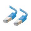 Kabel / 4M Shield CAT5E Moulded Patch Blue
