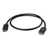 C2G 15ft DisplayPort to HDMI Cable - DP to HDMI Adapter Cable - M / M - Adapterkabel - DisplayPort männlich zu HDMI männlich - 4.57 m - Schwarz - 1080p-Unterstützung