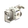 Delock - Keystone-Modul - RJ-45 (W) zu LSA (W) - UTP - CAT 6a - Silber