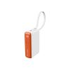 HyperJuice Flex Mini - Powerbank - 10000 mAh - 30 watt - PD (USB-C) - Zinnoberrot-Orange