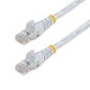 StarTech.com 1m Cat5e RJ45 UTP Netzwerkkabel Snagless - Cat 5e Patchkabel - Weiß - Stecker / Stecker - Patch-Kabel - RJ-45 (M) zu RJ-45 (M) - 1 m - UTP - CAT 5e - Riser, ohne Haken - weiß