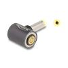 Delock - Adapter für Power Connector - Gleichstromstecker 4,8 x 1,7 mm (M) zu 8-poliger Steckverbinder magnetisch - 20 V - 3 A - Anthrazit