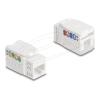 Delock Keystone Modul RJ45 Buchse zu LSA Cat.6A UTP 90 grad werkzeugfrei