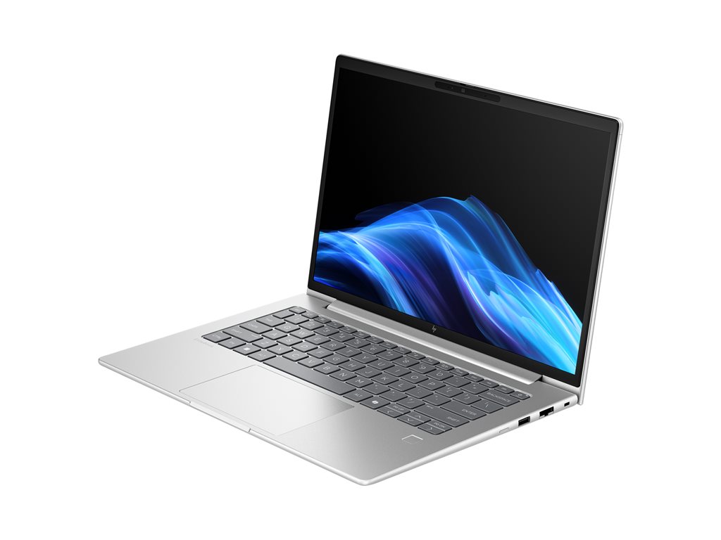HP EliteBook 6 G1a Notebook AI - 177-Grad Scharnierdesign - AMD Ryzen 7 250 - Win 11 Pro - Radeon 780M - 32 GB RAM - 1 TB SSD NVMe, TLC - 35.6 cm (14") IPS 1920 x 1200 - Wi-Fi 7, Bluetooth - 4G - Hecht-silberfarben - kbd: Deutsch