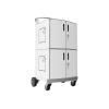 Compulocks CartiPad Duo Tablet / Laptop Charging Rolling Cart 32 Devices EU Power Plug - Wagen (nur Laden) - für 32 Tablets - geschweißter Stahl - Bildschirmgröße: 33 cm (13")