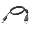 Vision Professional - USB-Kabel - USB (M) zu USB Typ B (M) - USB 2.0 - 5 m - Schwarz