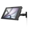 Compulocks iPad Air M2 & M3 11", Apex Enclosure Swing Wall Mount - Black - Befestigungskit (Schwenkarm, Gehäuse) - freiliegende Front- / Rückkamera und Sensoren - für Tablett - verriegelbar - Metall - Schwarz - Bildschirmgröße: 27.9 cm (11") - Wandmont