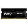 Kingston FURY Impact - DDR4 - Modul - 8 GB - SO DIMM 260-PIN - 3200 MHz / PC4-25600 - CL20 - 1.2 V - ungepuffert - non-ECC - Schwarz
