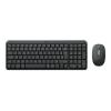 Logitech MK250 - Tastatur-und-Maus-Set - kabellos - Bluetooth LE - AZERTY - Französisch - Graphite