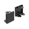 Delock - Easy 45 - Abdeckung für Ausgänge - Modulplatte, 45 x 45 mm - Schwarz