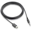 Poly - Adapter USB-C auf Klinkenstecker - 24 pin USB-C männlich zu mini-phone stereo 3.5 mm männlich - Replaces Poly SKU 222904-01