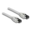 Delock RJ45 Netzwerkkabel Cat.8.1 S / FTP 2 m bis 40 Gbps grau