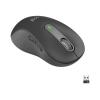 Logitech Signature M650 L LEFT - Maus - Größe L - Für Linkshänder - optisch - 5 Tasten - kabellos - 2.4 GHz, Bluetooth - Logitech Logi Bolt USB-Receiver - Graphite