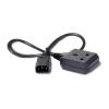 Kabel / 220V / 16A / C14-BS1363 UK !!! / 0,61m