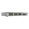 Allied Telesis CentreCOM AT-GS970M / 28PS - Switch - L3 - managed - 24 x 10 / 100 / 1000 (PoE+) + 4 x SFP (mini-GBIC) (Uplink) - Desktop - PoE+