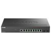D-Link DMS 1250-10S - Switch - L2+ - Smart - 8 x 2.5GBase-T + 2 x 10 Gigabit SFP+ - Desktop