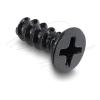 Delock - Schrauben-Kit - M4 x 10 mm - Schwarz (Packung mit 50)