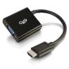 C2G HDMI to VGA Adapter - HDMI to VGA Converter - M / F - Videokonverter - HDMI - VGA - Schwarz