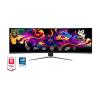 MSI MPG 491CQPDE QD-OLED - OLED-Monitor - Gaming - gebogen - 124.46 cm (49") (49" sichtbar) - 5120 x 1440 Dual Quad HD @ 144 Hz - 1000 cd / m² - 1500000:1 - DisplayHDR 400 True Black - 0.03 ms - 2xHDMI, DisplayPort, USB-C - Schwarz