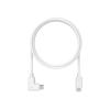 Compulocks 6ft Charge & Data USB-C to USB-C 90-Degree Cable Right Angle - USB-Kabel - 24 pin USB-C (M) gerade zu 24 pin USB-C (M) nach rechts abgewinkelt - 1.83 m - weiß - für Compulocks BrandMe, Space Flex, Space Kiosk, Space Rail, Space Reach, Spac