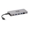 Eaton Tripp Lite Series USB C Docking Station USB Hub 4k w / HDMI, Gbe Gigabit Ethernet, SD Card Reader, PD Charging - Dockingstation - USB-C 3.1 / Thunderbolt 3 - HDMI - 1GbE