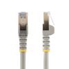 StarTech.com 7m CAT6A Ethernet Cable, 10 Gigabit Shielded Snagless RJ45 100W PoE Patch Cord, CAT 6A 10GbE STP Network Cable w / Strain Relief, Grey, Fluke Tested / UL Certified Wiring / TIA - Category 6A - 26AWG (6ASPAT7MGR) - Patch-Kabel - RJ-45 (M) zu R