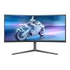 Philips Evnia 6000 34M2C6500 - OLED-Monitor - Gaming - gebogen - 86.36 cm (34") - 3440 x 1440 WQHD @ 175 Hz - 1000 cd / m² - 1000000:1 - DisplayHDR 400 True Black - 0.03 ms - 2xHDMI, DisplayPort - Dark Slate