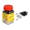 Delock RJ45 Modularer Stecker mit Zugentlastung Cat.6A und robuster Knickschutztülle 25er Set