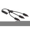 Delock - Solarkabel - DL4 (M) zu DL4 (W) - 1000 V - 35 cm - Schnappverschluss - Schwarz
