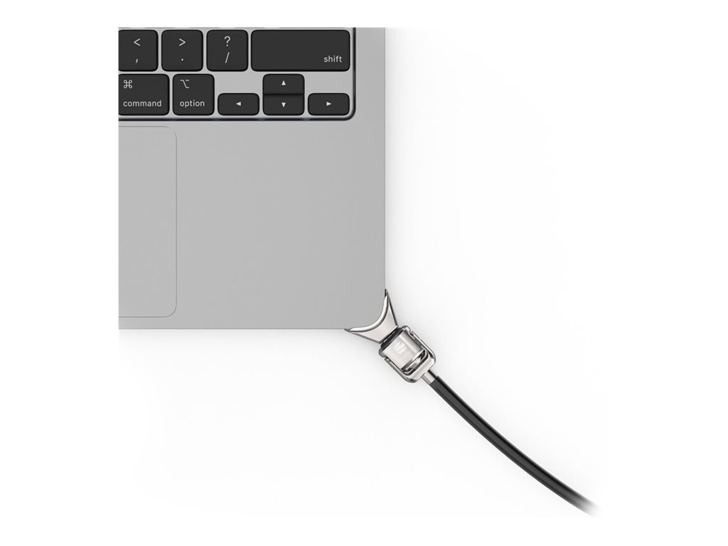 Compulocks Ledge Lock Adapter for MacBook Air 15" M2-M4 Silver - Systemsicherheitssperre - für Apple MacBook Air (15.3 Zoll, M2, Mitte 2023)