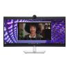 Dell P3424WEB - LED-Monitor - gebogen - 86.4 cm (34") (34.14" sichtbar) - 3440 x 1440 UWQHD @ 60 Hz - IPS - 300 cd / m² - 1000:1 - 5 ms - HDMI, DisplayPort, USB-C - Lautsprecher - mit 3 Jahre erweiterte Basisaustauschgewährleistung
