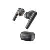 Poly Voyager Free 60+ - True Wireless-Kopfhörer mit Mikrofon - im Ohr - Bluetooth - aktive Rauschunterdrückung - Adapter USB-A via Bluetooth, 3,5 mm Stecker - Carbon Black - Certified for Zoom Rooms - Replaces Poly SKU 216065-02