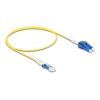 Delock - Netzwerkkabel - CS Single-Mode (M) zu LC Single-Modus (M) - 0.5 m - 2 mm - Glasfaser - Duplex - 9 / 125 Mikrometer - G.657.A2 / OS2 - halogenfrei, Uniboot - Gelb