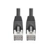 Eaton Tripp Lite Series Cat6a 10G Snagless Shielded STP Ethernet Cable (RJ45 M / M), PoE, Black, 10 ft. (3.05 m) - Patch-Kabel - RJ-45 (M) zu RJ-45 (M) - 3.05 m - STP - CAT 6a - IEEE 802.3af - geformt, ohne Haken, verseilt - Schwarz