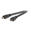 C2G 30m Active High Speed HDMI Cable In-Wall, CL3-Rated - HDMI-Kabel - HDMI männlich zu HDMI männlich - 30 m - Doppelisolierung - Schwarz