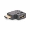StarTech.com Right Angle HDMI 2.0 Adapter, 90-Degree HDMI Port Saver, M / F - High Speed - HDMI-Adapter - HDMI männlich zu HDMI weiblich nach rechts abgewinkelt - Schwarz - Support von 4K 60 Hz, bi-direktional, Passiv