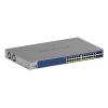 NETGEAR Smart GS728TXP - V3 - Switch - L3 Lite - Smart - 24 x 10 / 100 / 1000 (PoE+) + 4 x SFP+ - Desktop, an Rack montierbar - PoE+ (190 W)