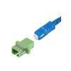 Startech - Netzwerkkoppler - SC / APC Einzelmodus (W) zu SC / APC Einzelmodus (W) - Glasfaser - Simplex - 9 / 125 Mikrometer - OS1 / OS2 - passiv, Flansch - grün (Packung mit 10)