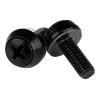 M6 Mounting Screws - 100 Pack Black